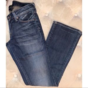 SOLD LUCKY BRAND “ZOE” BOOT CUT JEANS MID DARK WASH SIZE 2 / 26